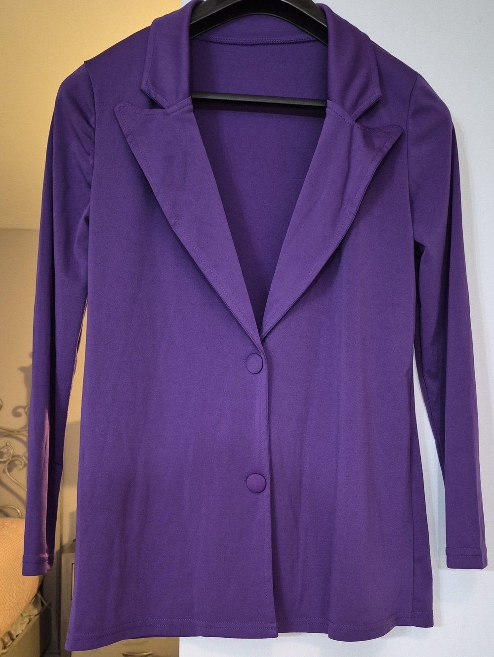 Purple Women's Jumpsuit Set - Sleek Two-Piece Pant & Top